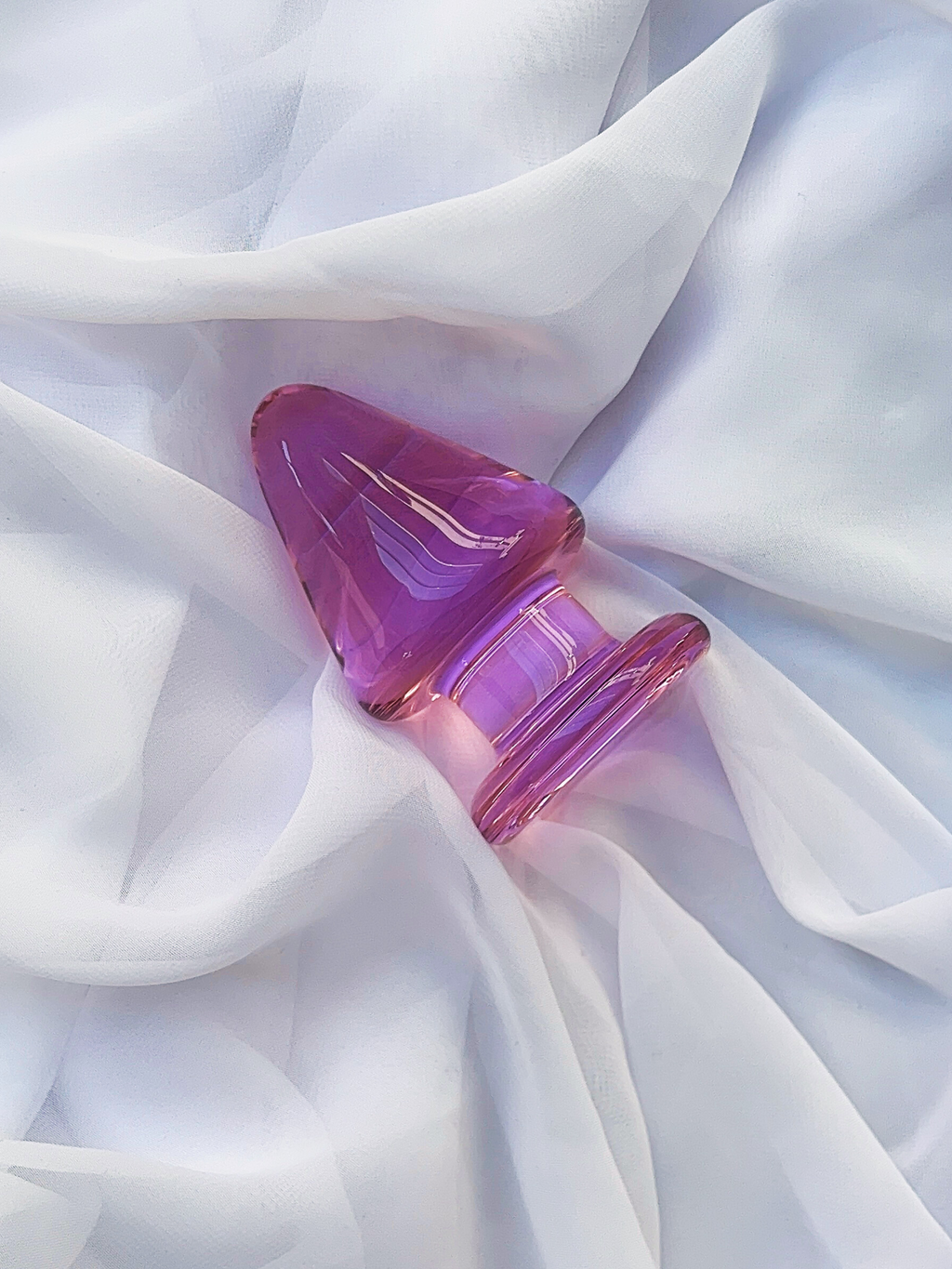clat Sensuel - Plug anal en verre rose diamtre 5,5cm clat Sensuel - Plug anal en verre rose diamtre 5,5cm